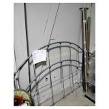 Queen side metal bed from