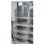 Scruples display rack, plastic,  24. X 19 x 70