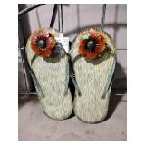 Flip flop wall decor 28 x 32