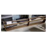 Wood magazine rack shelf, 72 x 5 x 15