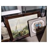 (2) framed pictures
