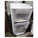 Roll around Sterilite organizer with perm rollers