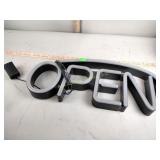 Open sign, neon, works