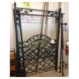 Full size bed frame and rails