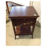 Side table 19 x 18 x 27, some scratches