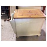 End table with magazine rack, 28 x 16 x 24, good