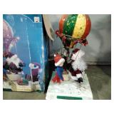 Animated Santa in balloon, possible broken pieces