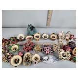 Harmony Kingdom ceramic Longaberger baskets