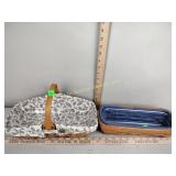 Longaberger baskets (2) artist signed 2005