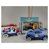 Die cast vehicles including Zerolene 1936 Dodge