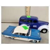 Diecast vehicle replicas including 1958 Ford