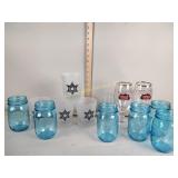 Fort Wayne police Department glass tumblers,