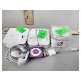 Apple wired headphones (2 new in package), iPod