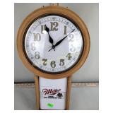 Miller beer wall clock