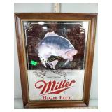 Miller mirror bar sign
