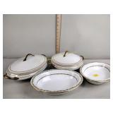 GDA Limoges bowls, Grindley covered dishes