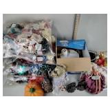 Christmas bows, humidifier, stoneware crock,