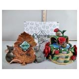 Fits and Floyd  charming tails display sign and