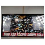 Miller racing bar sign