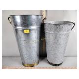 Aluminum pale planters