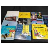 Records including the Beatles, Spanish, and more