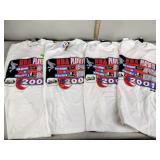 2001 NBA playoffs T-shirts, three size large and