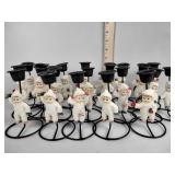 20 Snowball kids candle holder