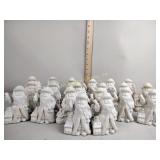 20 Jade porcelain Santa figurines