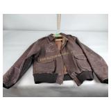 Vintage leather Air Force jacket, type A-2