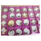 24 picture frames with roses on them