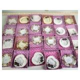 24 picture frames with roses on them