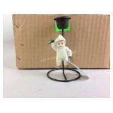 24 snowball child candle holder