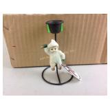 24 snowball child candle holder