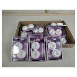 12 pairs of wall mount door stops