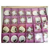 24 picture frames with roses on them