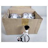 24 Snowball kids candle holders