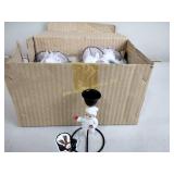 24 Snowball kids candle holders