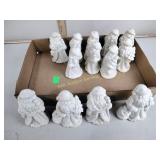 13 Jade porcelain Santa figurine