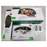 Department 56 lighted Christmas Bear Branch tree,