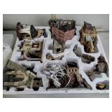 Bethlehem Nativity scene with palm trees and