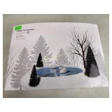 Department 56 Village accessories Swan pond