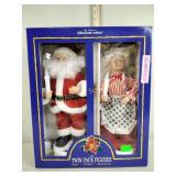 Mr. and Mrs. Claus, 15 inch, musical,