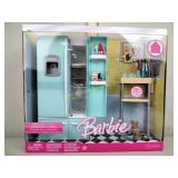 Barbie: Refrigerator and cart