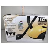 Tiny tank canister vacuum model SCC-1, new in box
