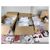 Plastic freezer containers, hallmark greeting