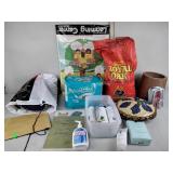 Charcoal,, housewares, yarn, bath and body works