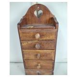 Wood trinket small cabinet