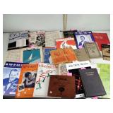 Sheet music including Showboat, let there be