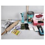 Vintage picture puzzle, rolling pin, Dexter