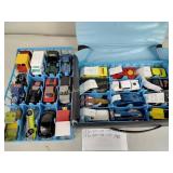 Vintage toy cars including matchbox and hot
